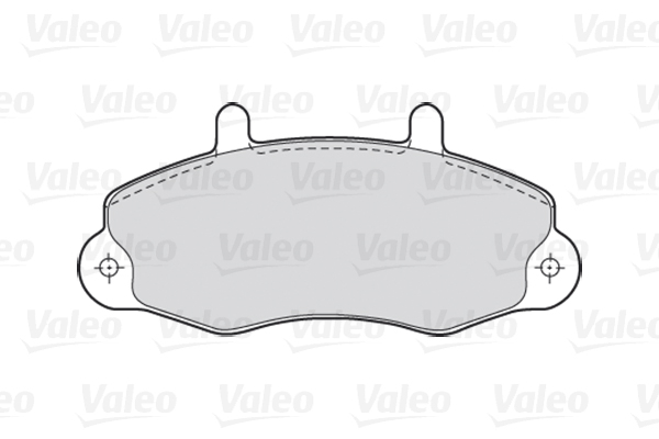 Комплект тормозных колодок, дисковый тормоз - 301036 VALEO