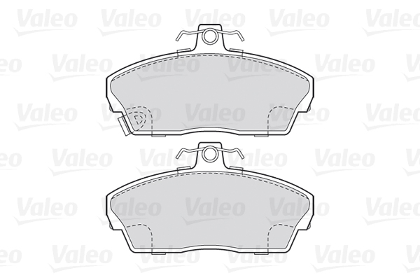 Комплект тормозных колодок, дисковый тормоз - 301022 VALEO