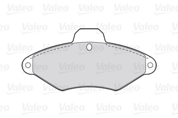 Комплект тормозных колодок, дисковый тормоз - 301031 VALEO