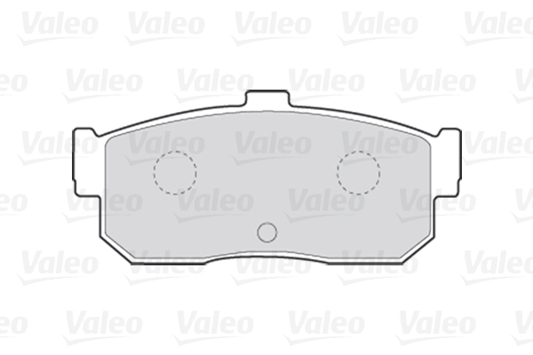 Комплект тормозных колодок, дисковый тормоз - 301668 VALEO
