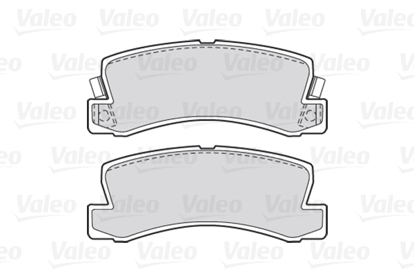 Комплект тормозных колодок, дисковый тормоз - 301540 VALEO
