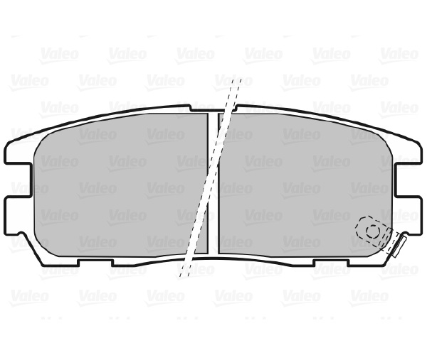 Brake Pad Set, disc brake - 598507 VALEO