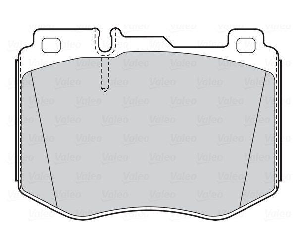 Kit pastiglie freno, Freno a disco - 302292 VALEO
