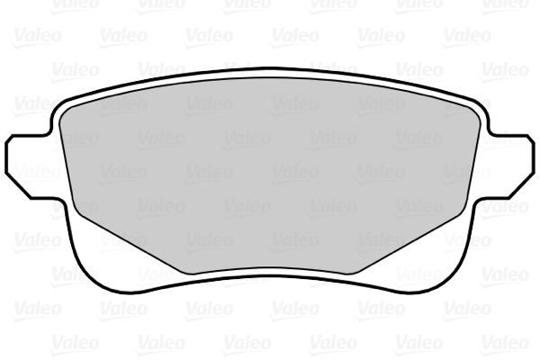 Комплект тормозных колодок, дисковый тормоз - 302232 VALEO