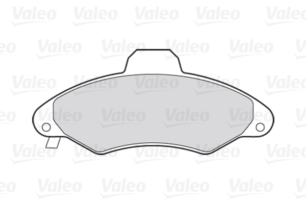 Комплект тормозных колодок, дисковый тормоз - 301399 VALEO
