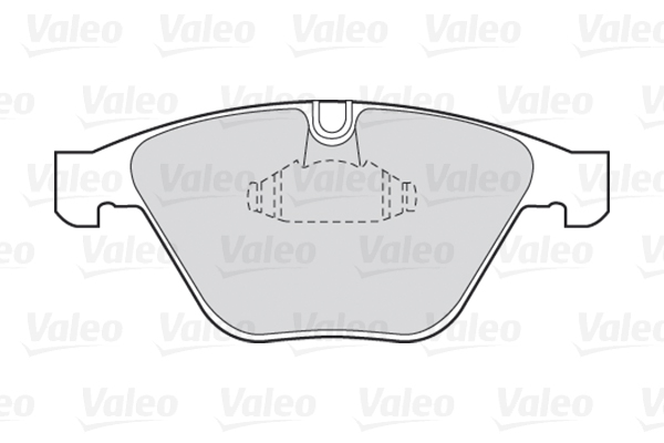 Комплект тормозных колодок, дисковый тормоз - 301410 VALEO
