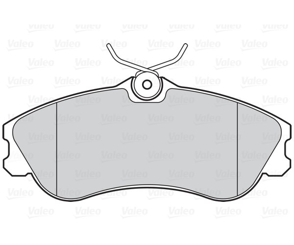 Brake Pad Set, disc brake - 302018 VALEO