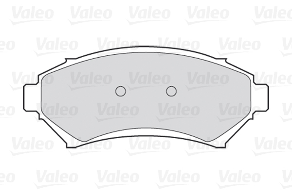 Комплект тормозных колодок, дисковый тормоз - 301458 VALEO
