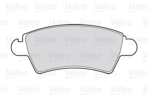 Комплект тормозных колодок, дисковый тормоз - 301462 VALEO