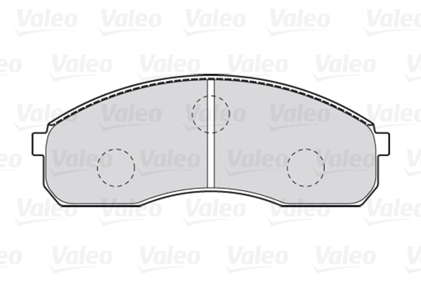 Комплект тормозных колодок, дисковый тормоз - 301821 VALEO