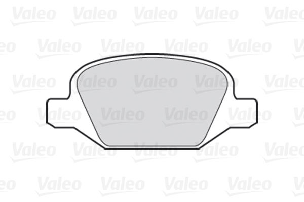 Комплект тормозных колодок, дисковый тормоз - 301407 VALEO