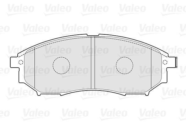 Комплект тормозных колодок, дисковый тормоз - 301337 VALEO