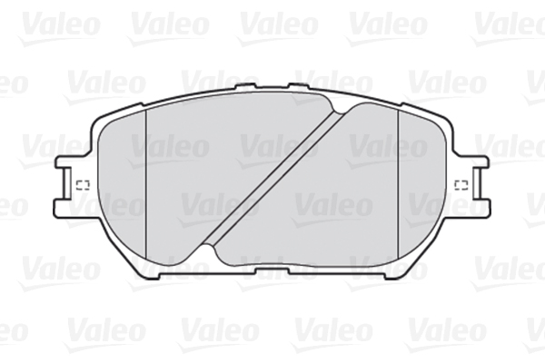 Комплект тормозных колодок, дисковый тормоз - 301862 VALEO