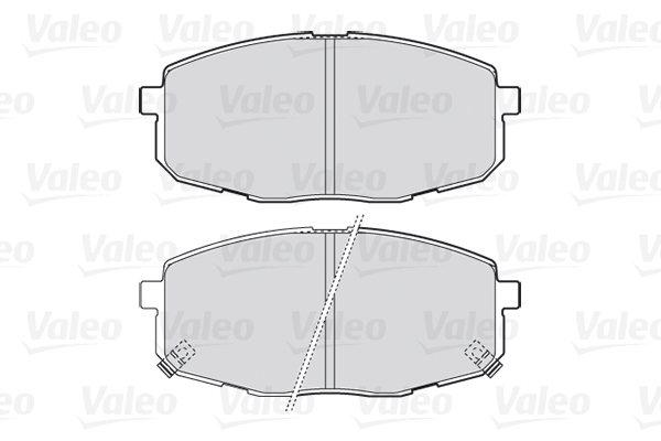 Комплект тормозных колодок, дисковый тормоз - 301842 VALEO