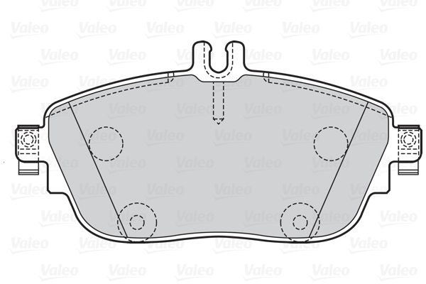 Brake Pad Set, disc brake - 302210 VALEO