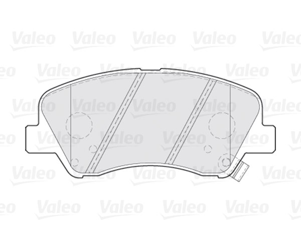 Комплект тормозных колодок, дисковый тормоз - 301021 VALEO
