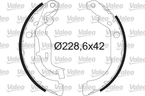 Brake Shoe Set - 564210 VALEO