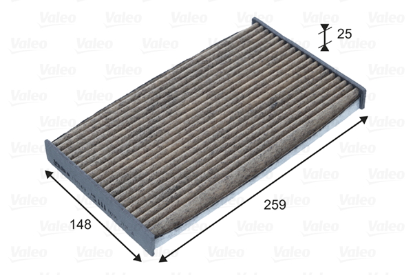 Filter, interior air - 701049 VALEO