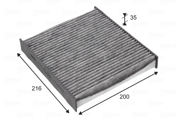 Filter, interior air - 715725 VALEO