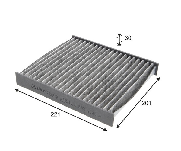 Filter, interior air - 715819 VALEO