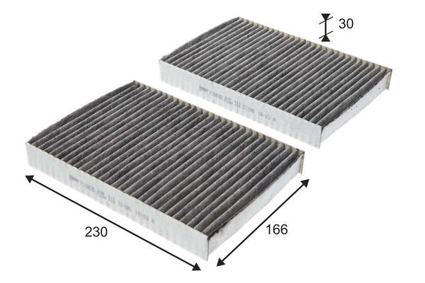 Filter, interior air - 715835 VALEO