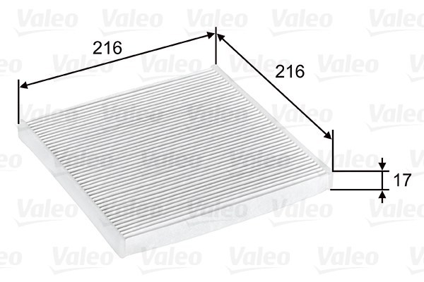 Filter, interior air - 698796 VALEO