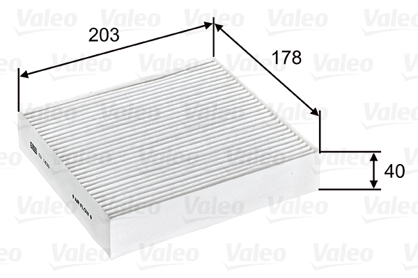 filtras, salono oras - 715603 VALEO