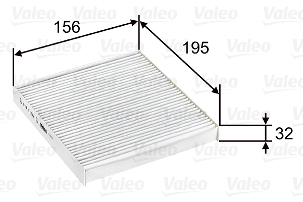 Filter, interior air - 715637 VALEO