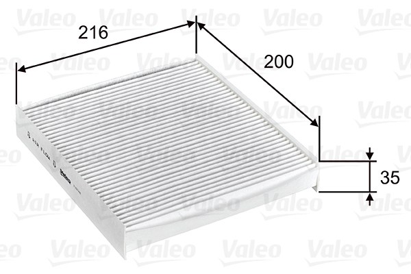 Filter, interior air - 715746 VALEO