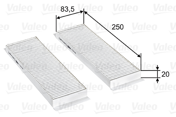 Filtro, Aria abitacolo - 715748 VALEO