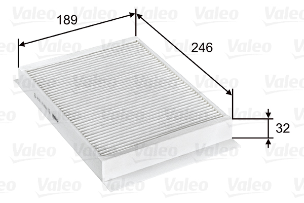 Filter, interior air - 715751 VALEO