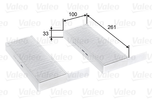 Filter, interior air - 715808 VALEO
