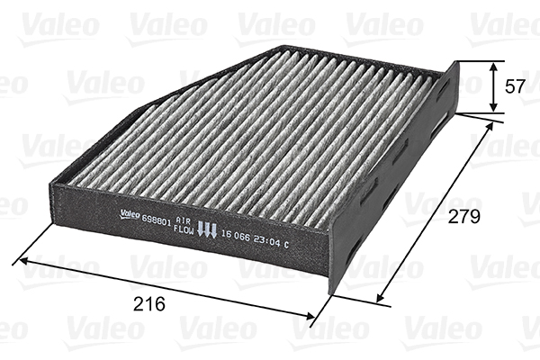 filtras, salono oras - 698801 VALEO