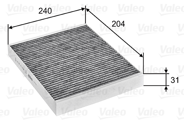 Filter, interior air - 715752 VALEO