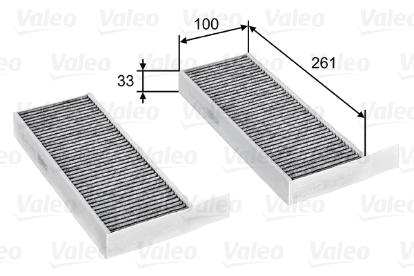 Filter, interior air - 715805 VALEO