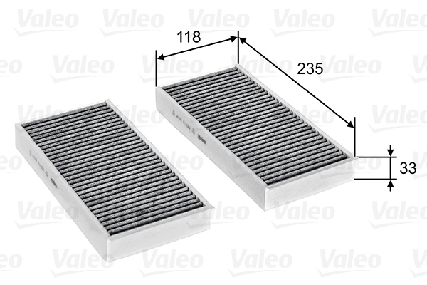 Filtro, Aria abitacolo - 715811 VALEO