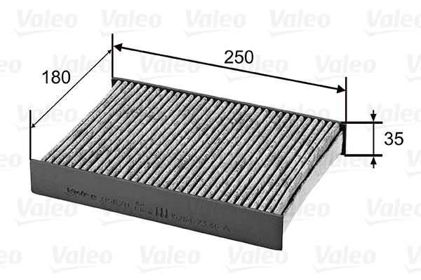 Filtro, Aria abitacolo - 715820 VALEO