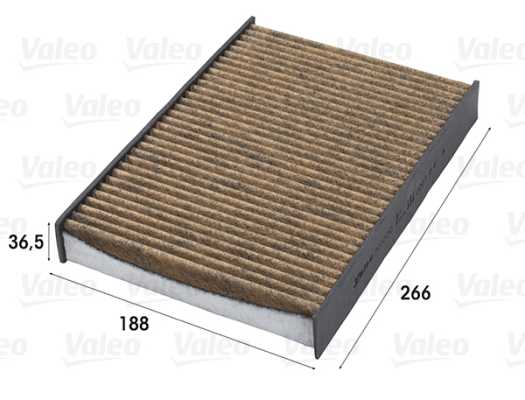 Filtro, Aria abitacolo - 701000 VALEO