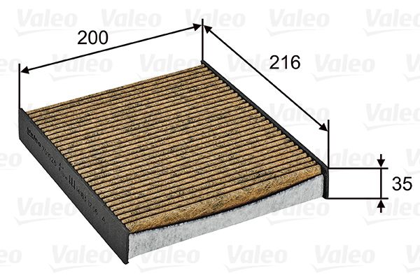 Filtro, Aria abitacolo - 701026 VALEO