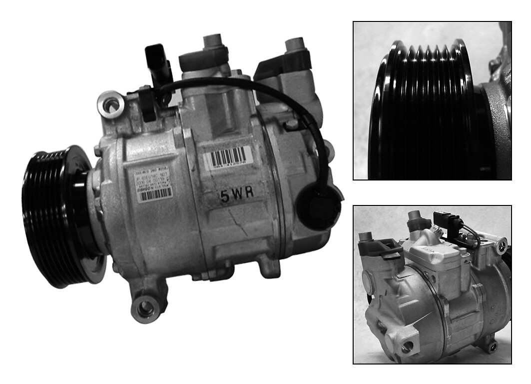 Compressor, air conditioning - 813150 VALEO