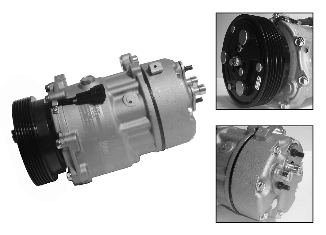 Compressor, air conditioning - 813200 VALEO