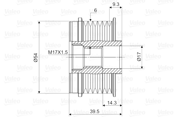 Generatorfreilauf - 588012 VALEO