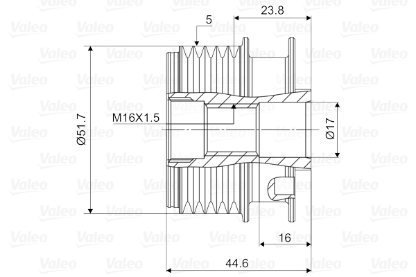 Generatorfreilauf - 588083 VALEO