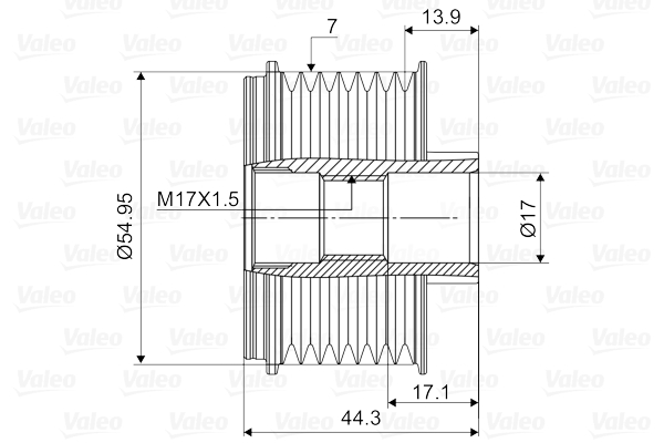 Generatorfreilauf - 588133 VALEO