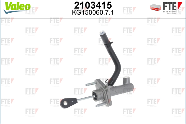 Cilindro trasmettitore, Frizione - 2103415 VALEO