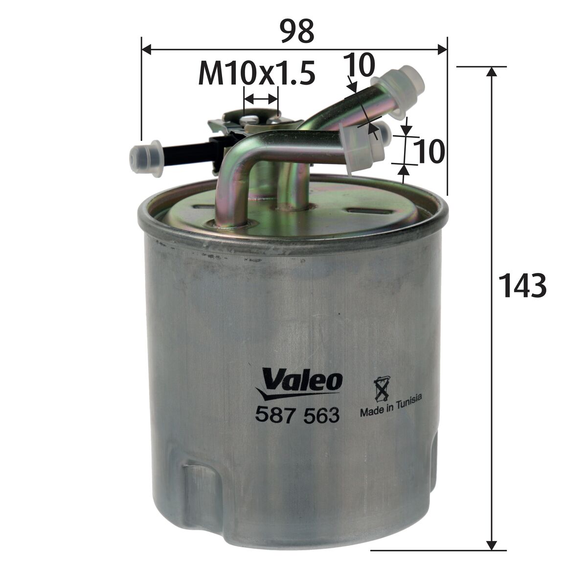 Fuel filter - 587563 VALEO