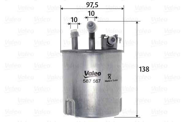 Fuel filter - 587567 VALEO