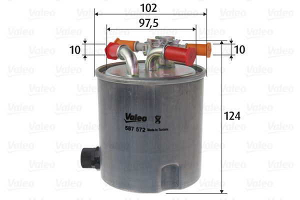 Fuel filter - 587572 VALEO