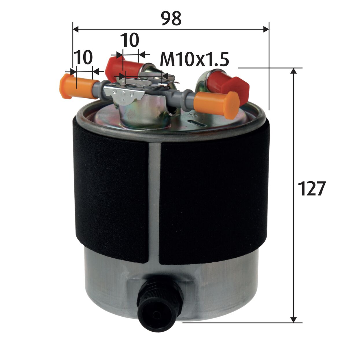 Fuel filter - 587616 VALEO