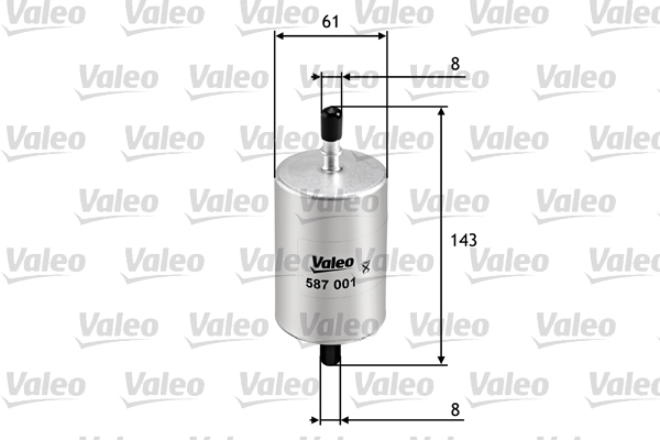 Filtro carburante - 587001 VALEO